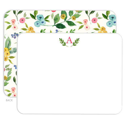 Two Sprigs Flat Note Cards